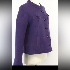 Armani Collezioni Purple Wool Indoor Outdoor  Jacket-8 Fits 10&12 Nearly New